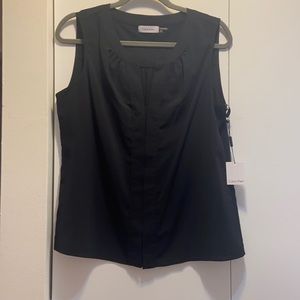 Calvin Klein Sleeveless vneck shirt.  Sz L